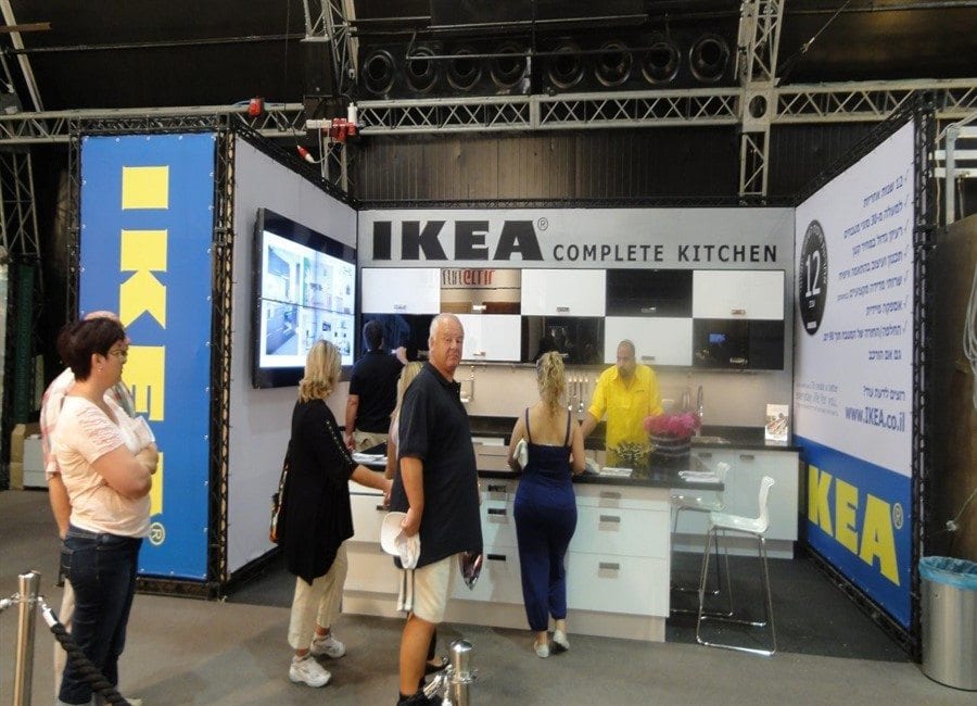 ביתן IKEA - עיצוב ביתנים